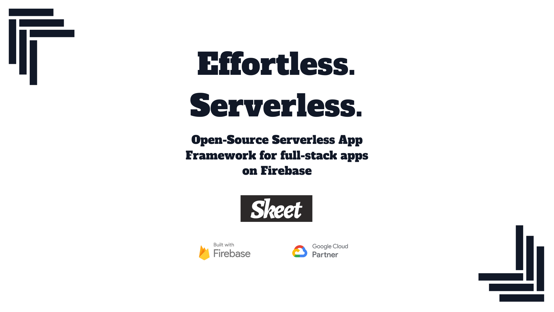 Skeet - Open-Source Serverless Framework for full-stack apps on GCP (Google Cloud) and Firebase