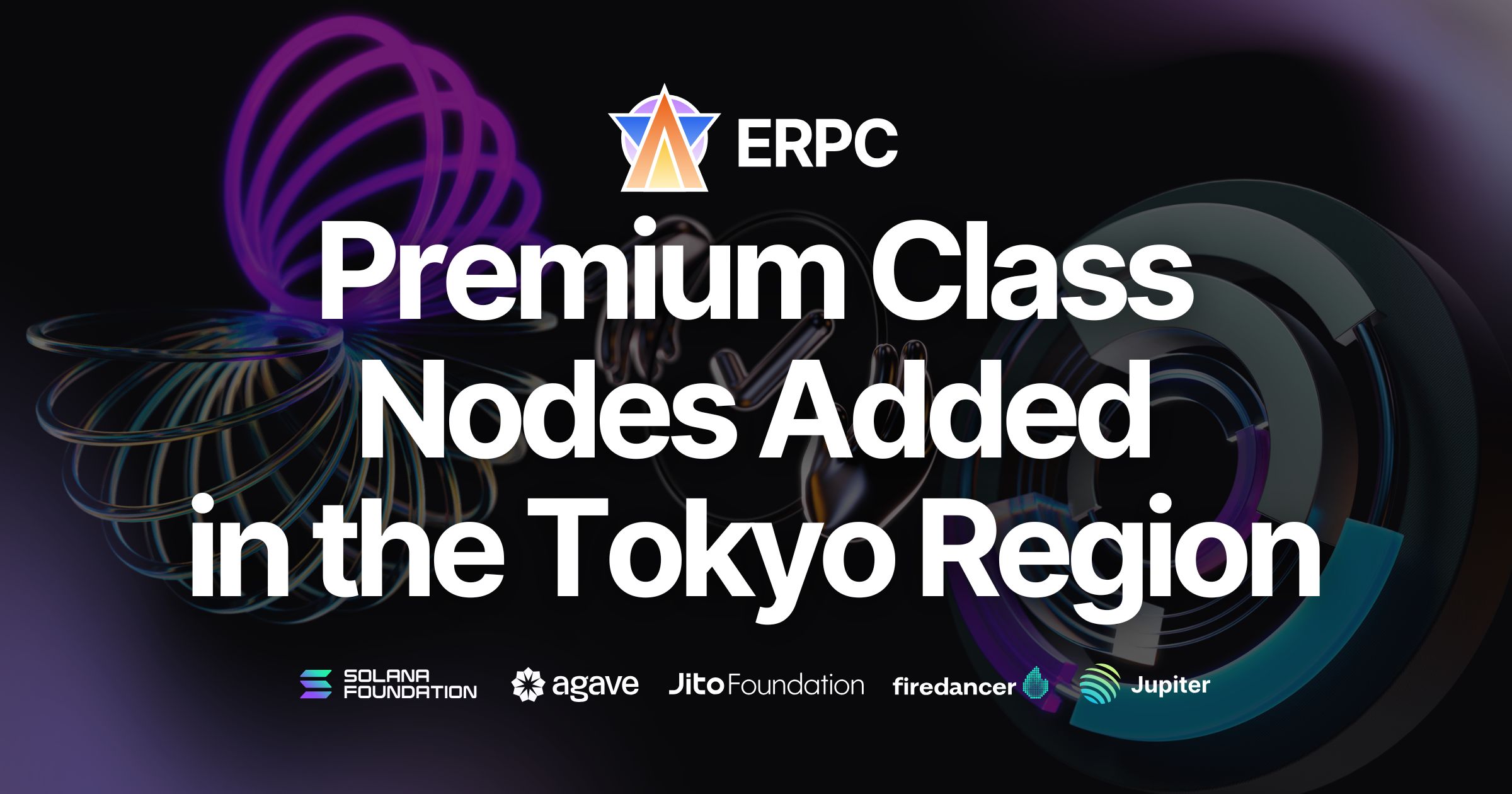 ERPC, a Solana RPC provider, enhances the Tokyo region with premium-class nodes